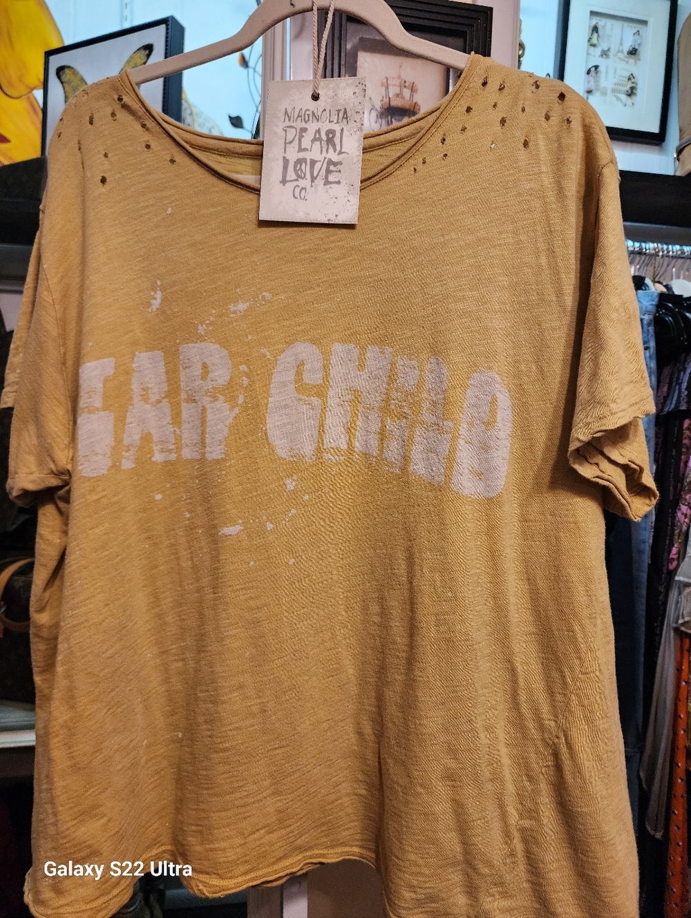 Magnolia Pearl Co. Mustard Graphic Tee